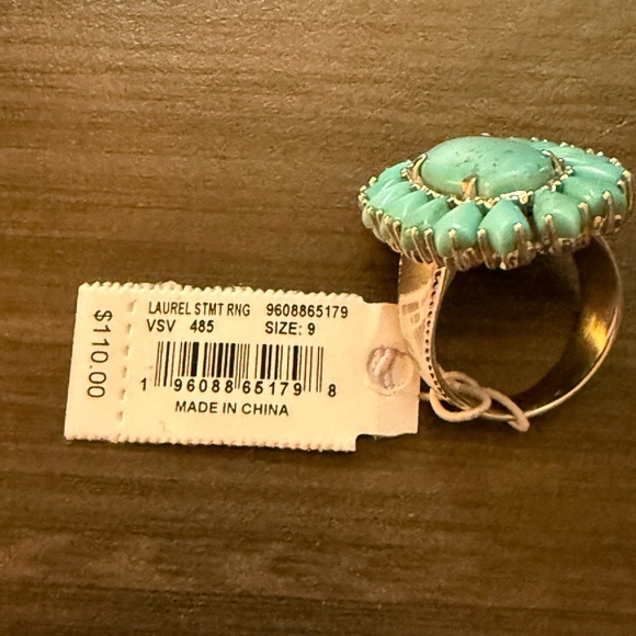 NWT - size 9 - Kendra Scott Yellow Rose Statement Ring - Picture 3 of 4